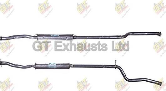 GT Exhausts GPG219 - Средно гърне vvparts.bg