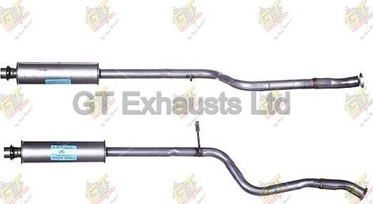 GT Exhausts GPG221 - Средно гърне vvparts.bg