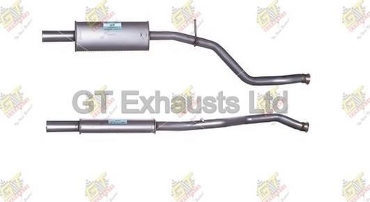 GT Exhausts GPG733 - Средно гърне vvparts.bg