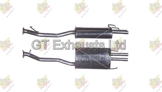 GT Exhausts GRR245 - Крайно гърне vvparts.bg