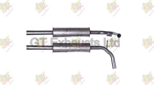 GT Exhausts GSE025 - Средно гърне vvparts.bg