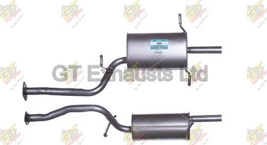 GT Exhausts GSU062 - Крайно гърне vvparts.bg