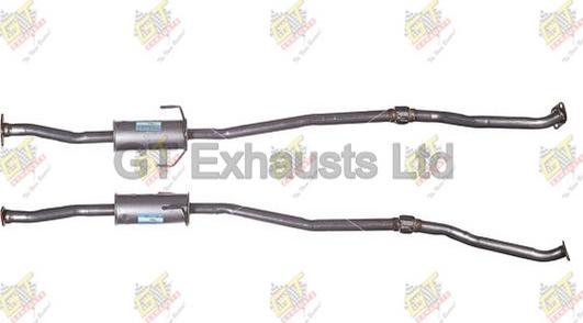 GT Exhausts GTY614 - Средно гърне vvparts.bg