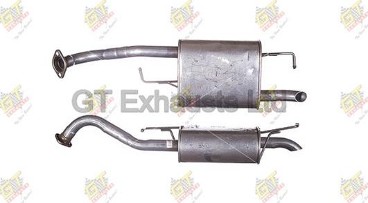 GT Exhausts GTY624 - Крайно гърне vvparts.bg