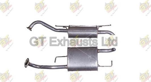 GT Exhausts GTY623 - Крайно гърне vvparts.bg