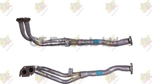 GT Exhausts GVL468 - Изпускателна тръба vvparts.bg