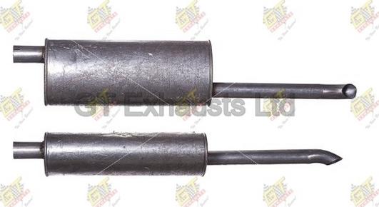 GT Exhausts GVL409 - Крайно гърне vvparts.bg