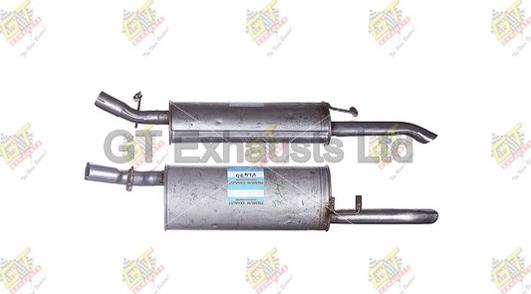 GT Exhausts GVL470 - Крайно гърне vvparts.bg