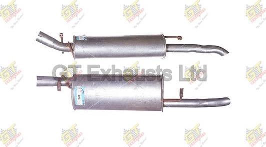 GT Exhausts GVL478 - Крайно гърне vvparts.bg