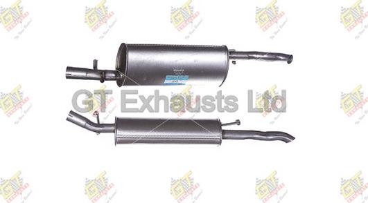 GT Exhausts GVL472 - Крайно гърне vvparts.bg