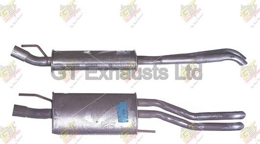 GT Exhausts GVW402 - Крайно гърне vvparts.bg