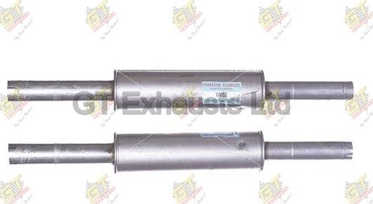 GT Exhausts GVW158 - Средно гърне vvparts.bg