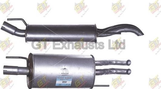 GT Exhausts GVW398 - Крайно гърне vvparts.bg