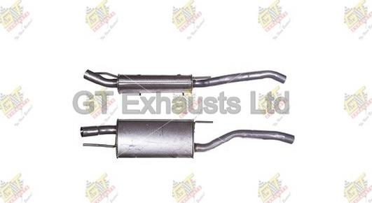 GT Exhausts GVW347 - Крайно гърне vvparts.bg