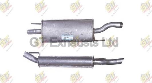 GT Exhausts GVW253 - Крайно гърне vvparts.bg