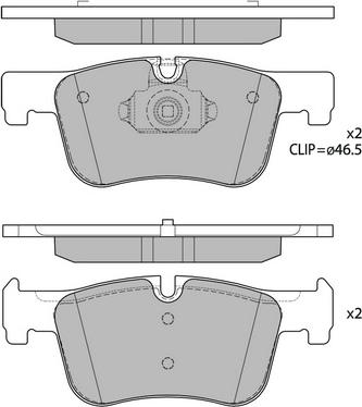 Hagen GP4144 - Комплект спирачно феродо, дискови спирачки vvparts.bg