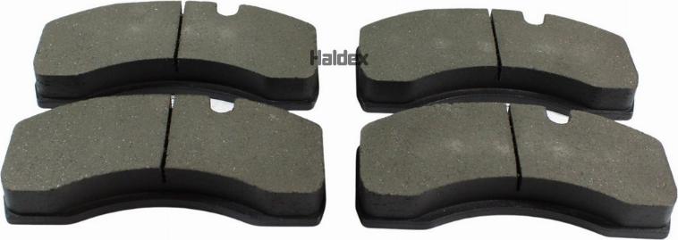 Haldex 1911419010 - Комплект спирачно феродо, дискови спирачки vvparts.bg