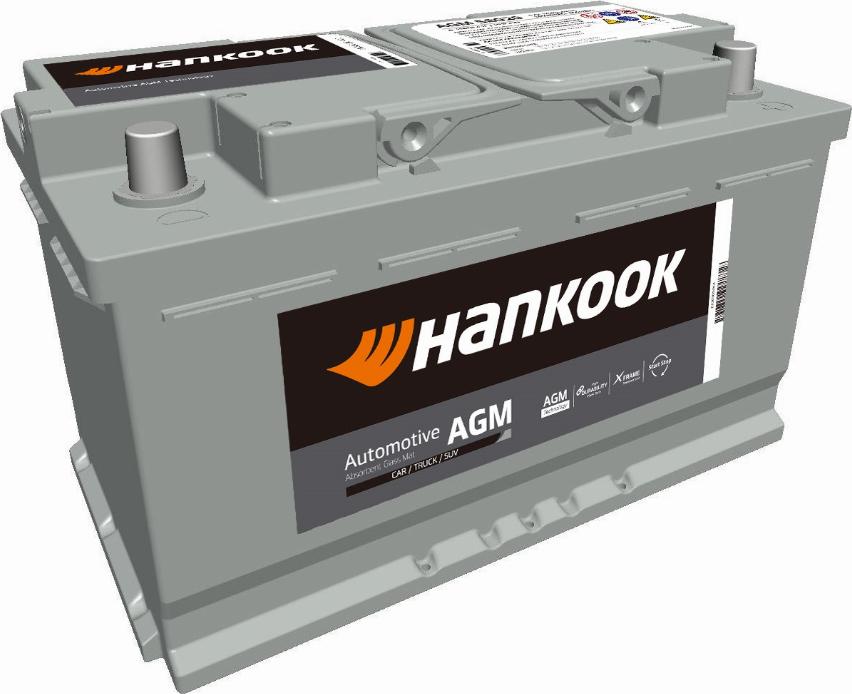 Hankook AGM 58020 - Стартов акумулатор vvparts.bg