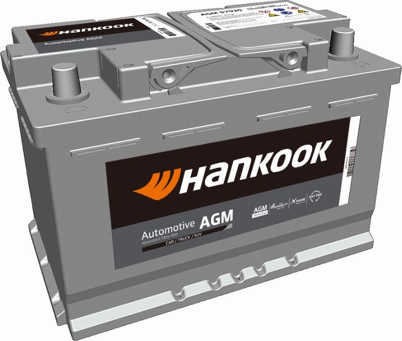 Hankook AGM 57020 - Стартов акумулатор vvparts.bg