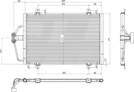 Hart 606 400 - Кондензатор, климатизация vvparts.bg