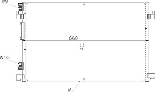 Hart 606 145 - Кондензатор, климатизация vvparts.bg