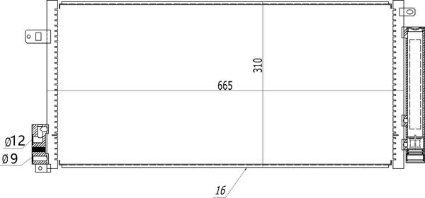 Hart 606 397 - Кондензатор, климатизация vvparts.bg