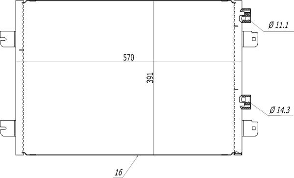 Hart 606 791 - Кондензатор, климатизация vvparts.bg