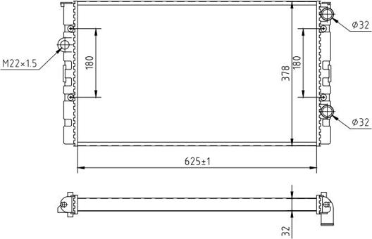 Hart 600 246 - Радиатор, охлаждане на двигателя vvparts.bg