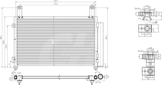 Hart 607 810 - Кондензатор, климатизация vvparts.bg