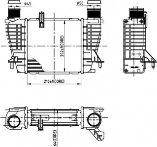 Hart 614 075 - Интеркулер (охладител за въздуха на турбината) vvparts.bg