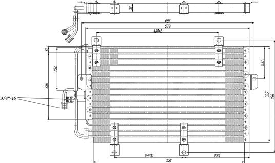 Hart 612 115 - Кондензатор, климатизация vvparts.bg