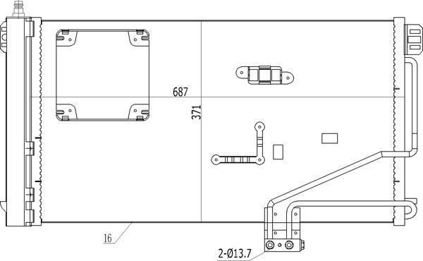 Hart 612 248 - Кондензатор, климатизация vvparts.bg