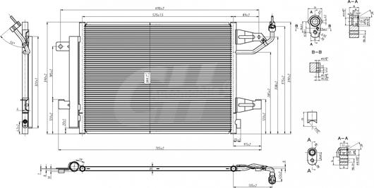 Hart 612 252 - Кондензатор, климатизация vvparts.bg