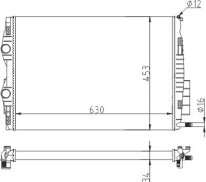 Hart 620 606 - Радиатор, охлаждане на двигателя vvparts.bg