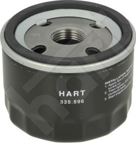 Hart 335 596 - Маслен филтър vvparts.bg