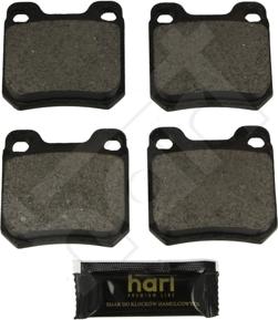 Hart 249 153 - Комплект спирачно феродо, дискови спирачки vvparts.bg