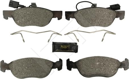 Hart 248 950 - Комплект спирачно феродо, дискови спирачки vvparts.bg