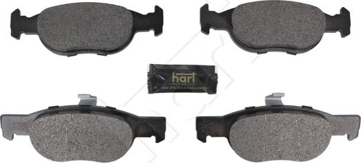 Hart 248 932 - Комплект спирачно феродо, дискови спирачки vvparts.bg