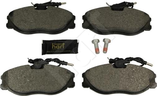 Hart 248 861 - Комплект спирачно феродо, дискови спирачки vvparts.bg