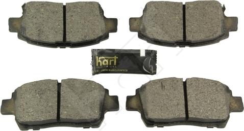 Hart 248 889 - Комплект спирачно феродо, дискови спирачки vvparts.bg
