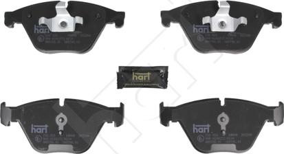 Hart 256 955 - Комплект спирачно феродо, дискови спирачки vvparts.bg