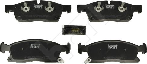 Hart 256 953 - Комплект спирачно феродо, дискови спирачки vvparts.bg