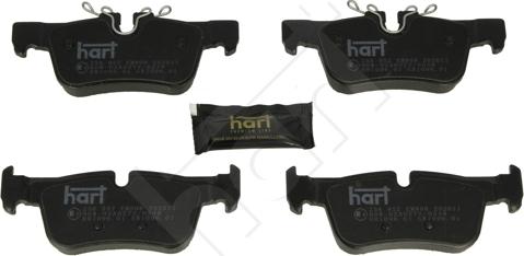 Hart 256 952 - Комплект спирачно феродо, дискови спирачки vvparts.bg