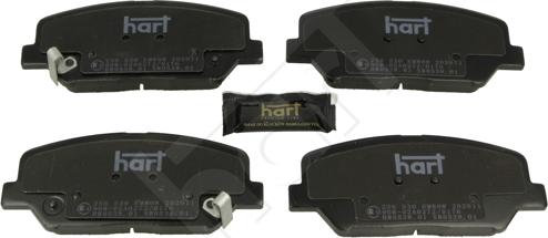 Hart 256 530 - Комплект спирачно феродо, дискови спирачки vvparts.bg
