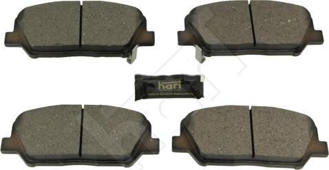 Hart 256 530 - Комплект спирачно феродо, дискови спирачки vvparts.bg