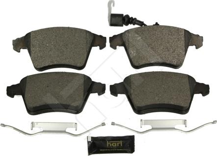 Hart 252 313 - Комплект спирачно феродо, дискови спирачки vvparts.bg