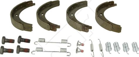 Hart 261 639 - Комплект спирачна челюст, ръчна спирачка vvparts.bg