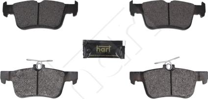 Hart 261 799 - Комплект спирачно феродо, дискови спирачки vvparts.bg