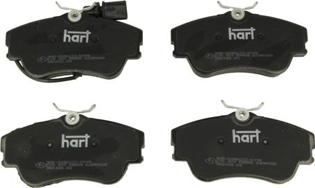 Hart 215 937 - Комплект спирачно феродо, дискови спирачки vvparts.bg