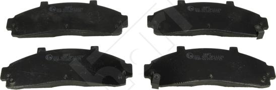 Hart 221 655 - Комплект спирачно феродо, дискови спирачки vvparts.bg